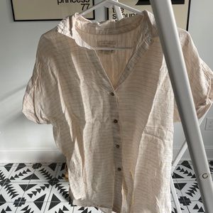 100% Linen Cynthia Rowley blouse